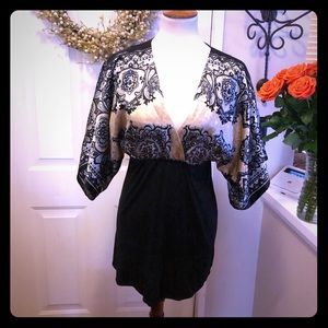 M. Kalan Dolman Style Sleeves Mini Dress